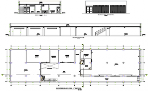 Drawing of the house with detail dimension in autocad - Cadbull