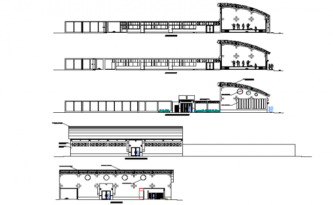 Commercial Building Section Detail Drawing Presented In This AutoCAD ...