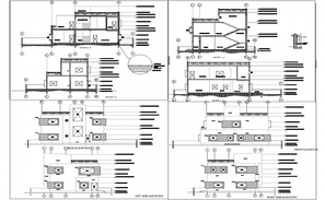 Floor plan of residential house 40' x 48' with detail dimension in ...