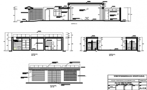 Elevation working plan detail dwg file - Cadbull