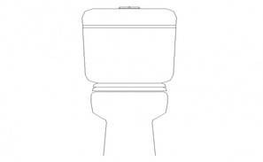 Public Toilet Layout Plan - Cadbull