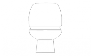 Public Toilet Section AutoCAD Drawing - Cadbull