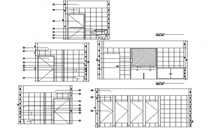 Public toilet plan detail dwg file - Cadbull