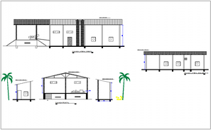 Plan of oil factory with architectural view dwg file - Cadbull