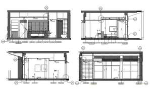 DWG Drawing Best Wall Elevation Of Bed Room Interior Design Autocad ...