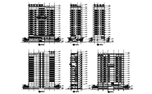 48 X 55 Feet Apartment Floor Plan AutoCAD File - Cadbull