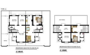 House working plan view details dwg file - Cadbull