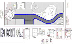 Family house drawing bungalow in dwg file. - Cadbull