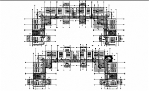 Building basement and parking plan detail AutoCAD file - Cadbull