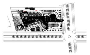 Plan of oil factory with architectural view dwg file - Cadbull