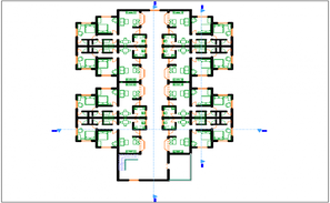 Apartment floor plan specified in this AutoCAD file. Download the ...