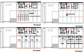 Court Building Elevation Design - Cadbull