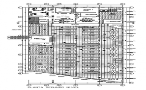 Building structure plan detail CAD constructive unit layout file in dwg ...