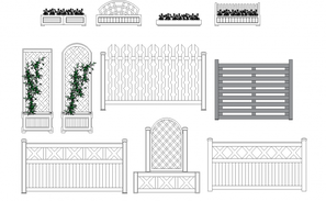 Garden cycle and pedestrian section cad drawing details dwg file - Cadbull