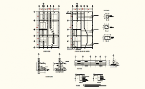 Basement floor plan of hospital with architectural view dwg file - Cadbull