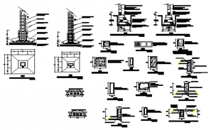 Foundation Plan Detail Dwg File - Cadbull