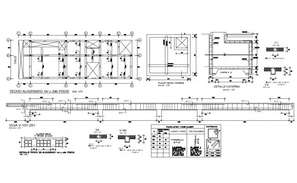 Gate elevation, fence elevation and structure auto-cad details dwg file ...