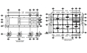 Construction detail view of poultry farm plan with detail dwg file ...