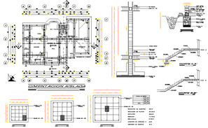 Construction detail in dwg file - Cadbull