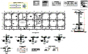 Structure Column Foundation Design AutoCAD File Drawing - Cadbull