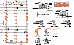 Raft foundation detail dwg file - Cadbull