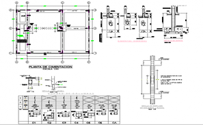 Pile Foundation Drawing Of Commercial Building DWG File - Cadbull