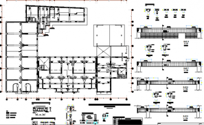 Wall elevation detail dwg file - Cadbull