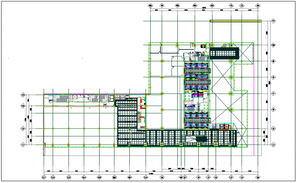 Column Foundation Plan With Centerline AutoCAD File - Cadbull