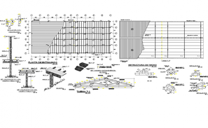 Foundation & column connection section elevation view detail dwg file ...