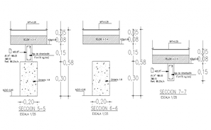 Column Base Plate Plan And Section Drawing Dwg File - Cadbull