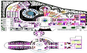 Four star luxuries hotel distribution plan cad drawing details dwg file ...