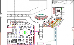 Shopping mall basement floor and floor plan cad drawing details dwg ...