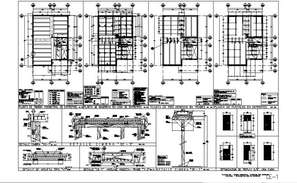 Glass structure CAD block detail layout file in autocad format - Cadbull