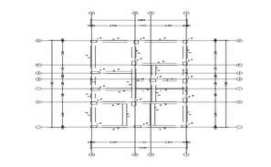 Foundation plan for air blower detail drawing provided in this Autocad ...