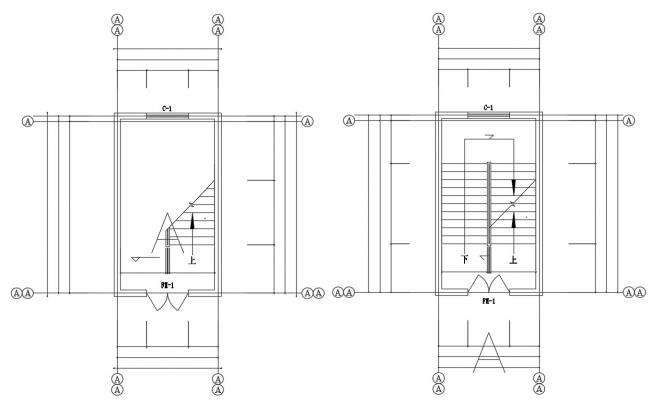 Constructive sectional view of house area design dwg file - Cadbull