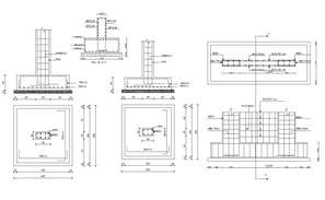 Circular Column Plan and Section Design AutoCAD File - Cadbull