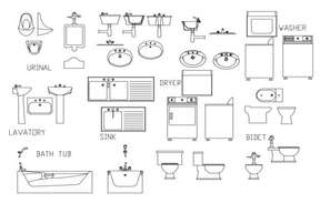 Sanitary toilet and bathroom structure 2d view layout file in autocad ...