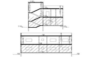 30' X 55' House Furniture Layout Plan Design - Cadbull