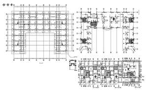 Office building plan view detail dwg file - Cadbull