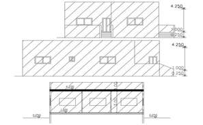 Residential bungalow drawing in dwg file - Cadbull