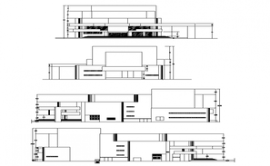 Office structure detail autocad file - Cadbull