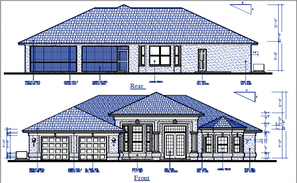 2D CAD Drawing Small House Traditional Elevation DWG File - Cadbull