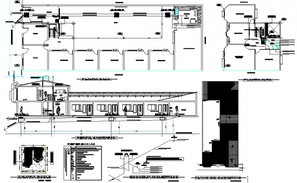 Single family house elevation, section, layout plan, electrical layout ...