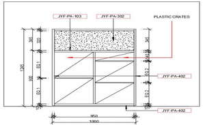 Counter Bar Front Elevation CAD Drawing Download DWG File - Cadbull