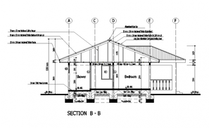 The steel canopy and the Slab section details of the building are given ...