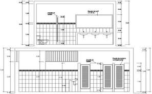 2D Autocad drawing file having plan and elevation details of Cellphone ...