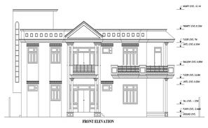 Residential Bungalow section detail presented in this cad drawing file ...