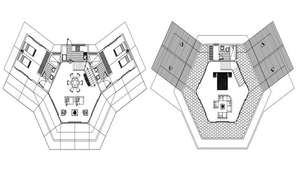 Residential bungalow in autocad - Cadbull