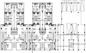 House balcony ceiling plan and plan with furniture layout cad drawing ...