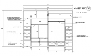 Walk In Closet DWG File - Cadbull